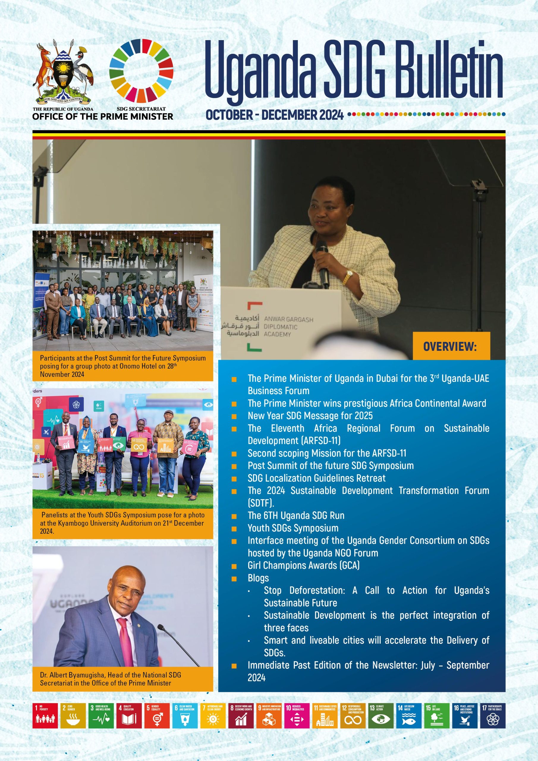 October – December 2024 Uganda SDG Bulletin